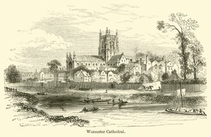 Cattedrale di Worcester da G. F. Sargent